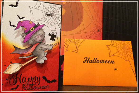 Carte thème Halloween